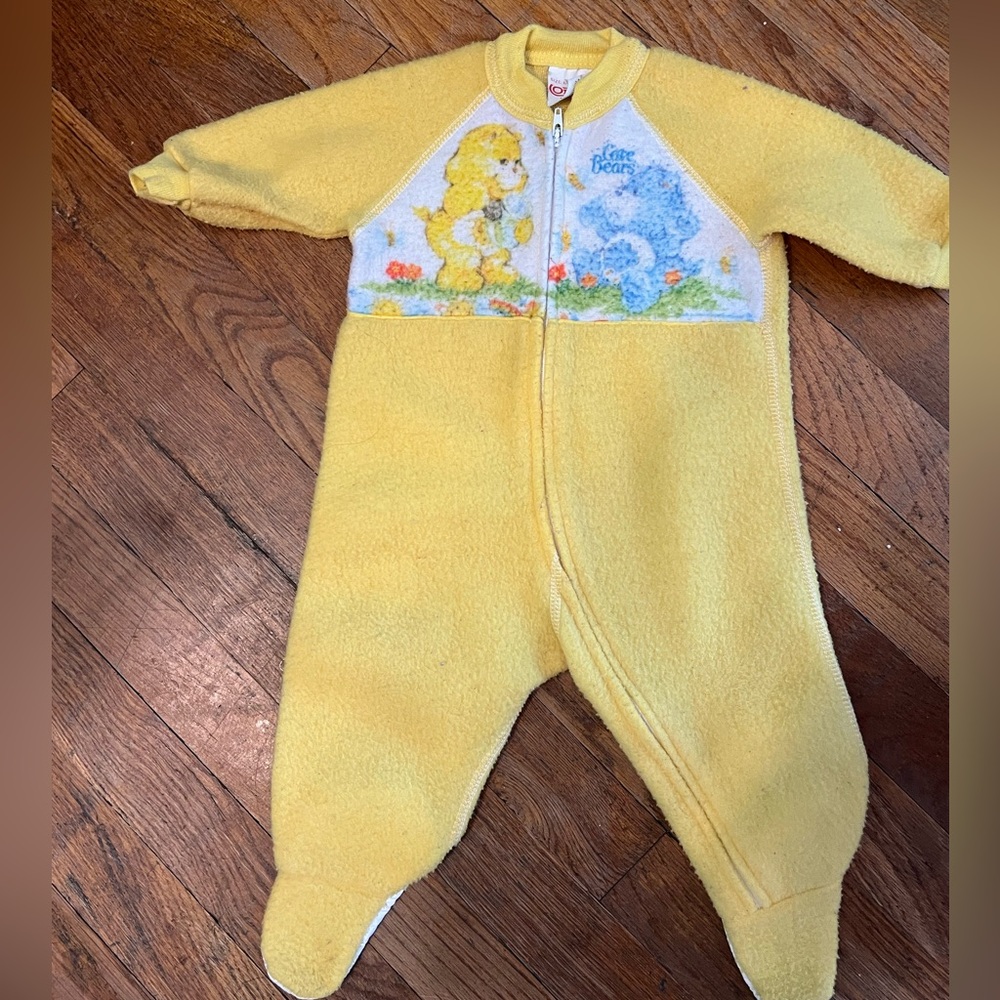 Vintage Carebears sleep footies